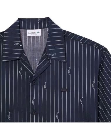 LACOSTE CAMISA CH2343-IY8 ESTAMPADA CORTE HOLGADO