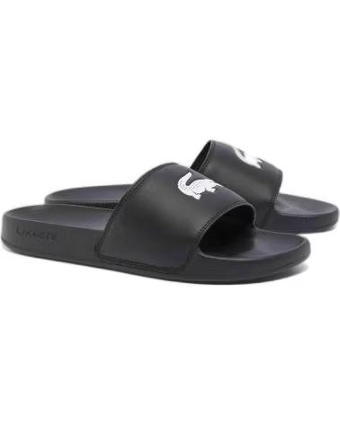 LACOSTE CHANCLAS 49CMA0041-312 BLK-WHT
