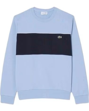 LACOSTE Sudadera Sudadera Colour-Block Fleece Azul en azul para hombre