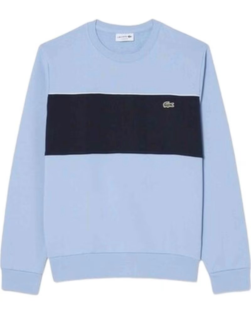 LACOSTE Sudadera Sudadera Colour-Block Fleece Azul en azul para hombre