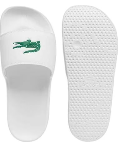 LACOSTE CHINELOS 49CMA0041-082 HOMEM WHITE - GREEN