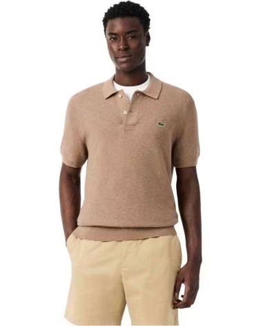 LACOSTE CAMISETA MANGA CORTA AH1043 00 GE2-S MARRÓN