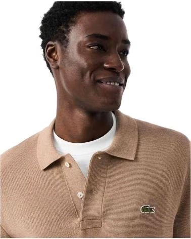 LACOSTE CAMISETA MANGA CORTA AH1043 00 GE2-S MARRÓN