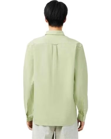 LACOSTE CHEMISE À MANCHES LONGUES CH1911 VERT HOMME