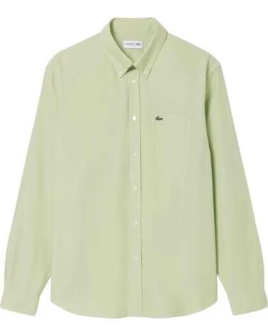 LACOSTE CHEMISE À MANCHES LONGUES CH1911 VERT HOMME