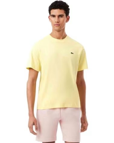 LACOSTE CAMISETA TH7318 MANGA CORTA HOMBRE AMARILLO