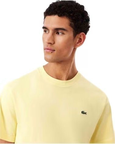 LACOSTE CAMISETA TH7318 MANGA CORTA HOMBRE AMARILLO