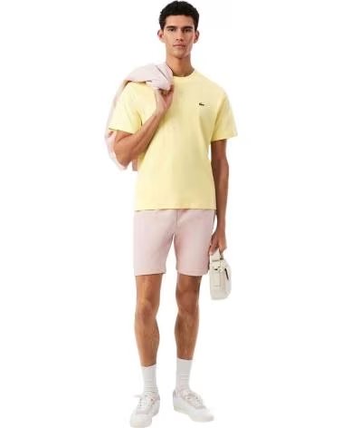 LACOSTE CAMISETA TH7318 MANGA CORTA HOMBRE AMARILLO