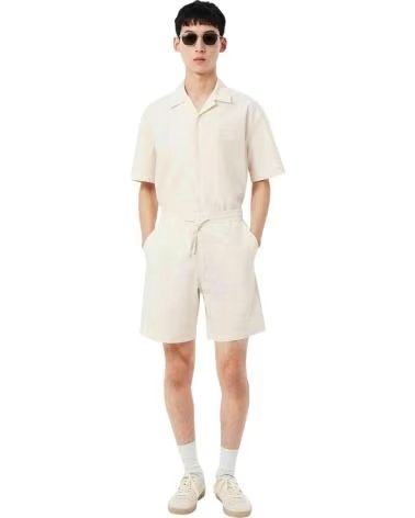 LACOSTE HERRENSHORTS IN BEIGE FLOUR-NATUREL