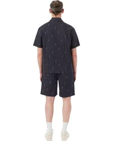 LACOSTE PANTALÓN CORTO GH1964-IY8 A RAYAS CON ESTAMPADO