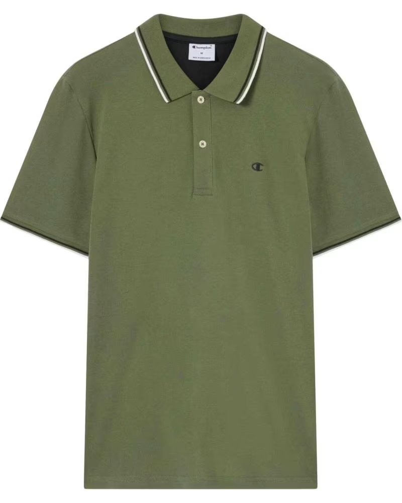 CHAMPION POLO DE MANGA CURTA PARA HOMEM GREEN