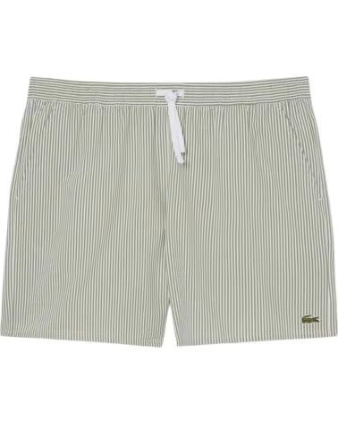 LACOSTE COSTUME DA BAGNO MEDIO A RIGHE TESTURIZZATO