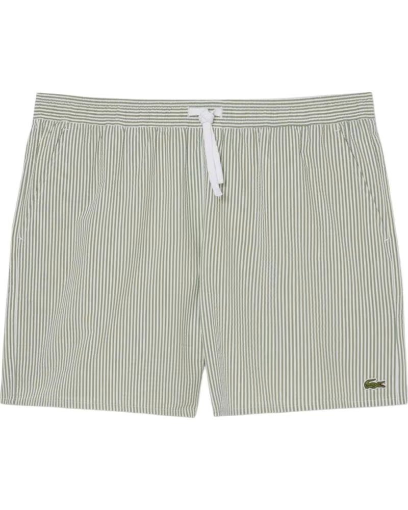 LACOSTE COSTUME DA BAGNO MEDIO A RIGHE TESTURIZZATO