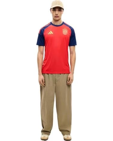 ADIDAS CAMISETA DE FÚTBOL RFEF H JSY FAN PARA HOMBRE ROJO AZUL