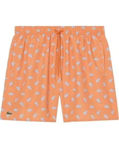 LACOSTE COSTUME DA BAGNO MH1851-IY0 STAMPATO ARANCIONE BLOSSOM