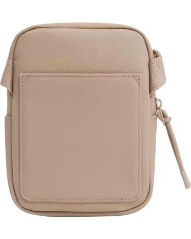 SACOCHE VERTICALE LACOSTE NH3307LV COULEUR BEIGE BEIG CLARO