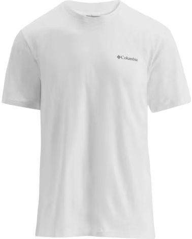 COLUMBIA CAMISETA DE MANGA CORTA CSC OUTDOOR BACK GRAPHIC BLANCO BEIGE AZUL CLARO EN PARA HOMBR