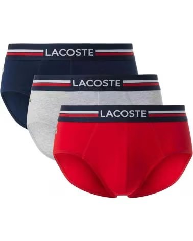LACOSTE PACK DE CUECAS 124 MULTICOLORES