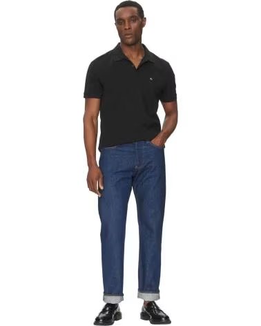 CALVIN KLEIN POLO MANICA CORTA JEANS 072403200002 BLACK