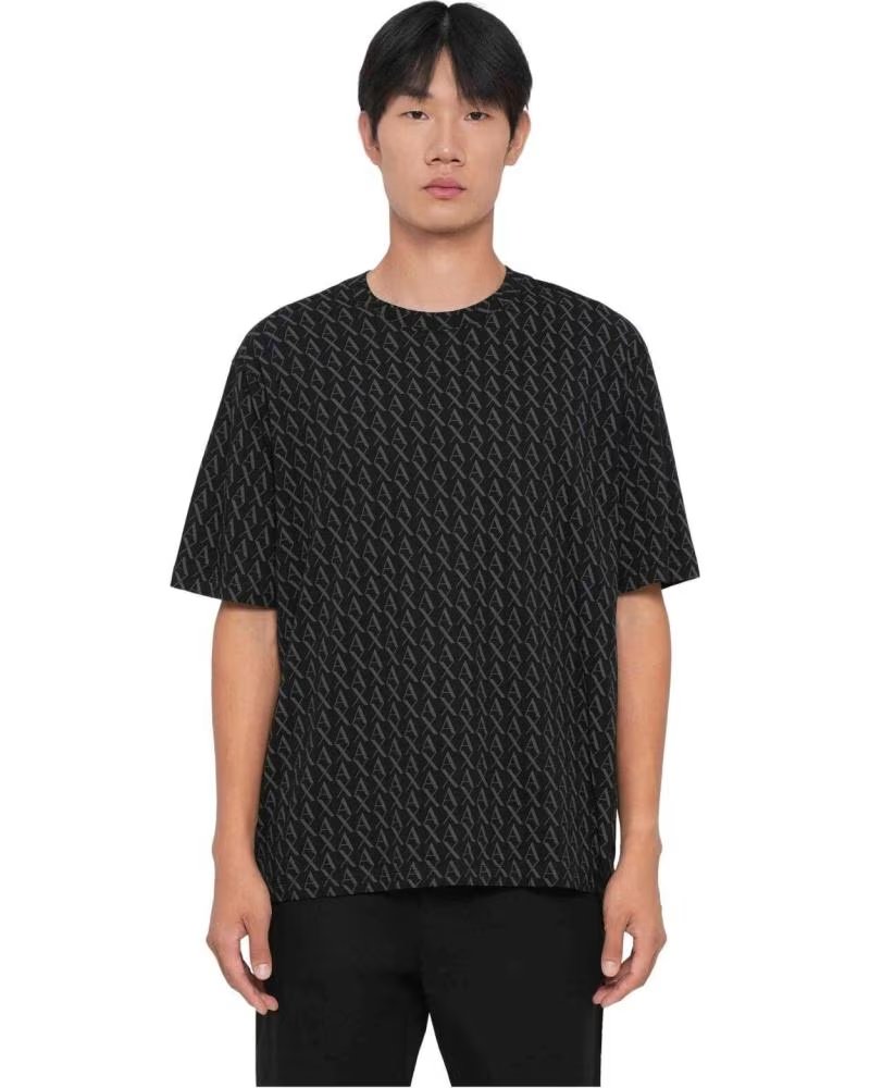 ARMANI EXCHANGE KURZARM-T-SHIRT 040303200009 MIT LOGO BLACK