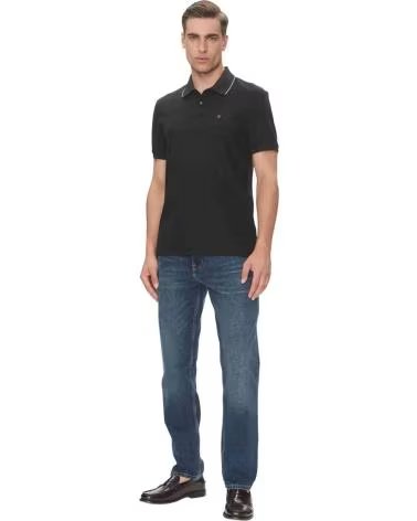 CALVIN KLEIN POLO DE MANGA CORTA 062403100001 EN PARA HOMBRE OATMEAL