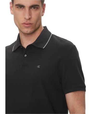 CALVIN KLEIN POLO À MANCHES COURTES 062403100001 POUR HOMME BREEZY BLUE