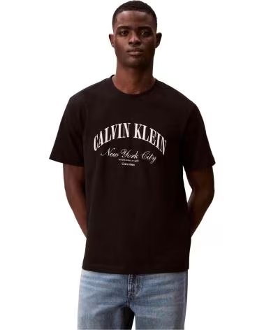 CALVIN KLEIN JEANS 070303400005 T-SHIRT SCHWARZ UNISEX BLACK