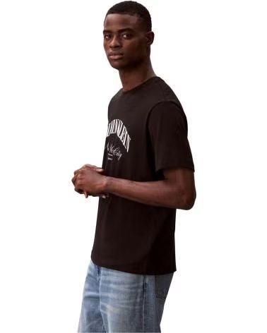 CALVIN KLEIN JEANS 070303400005 T-SHIRT SCHWARZ UNISEX BLACK