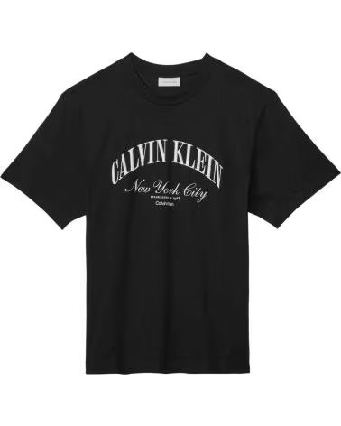 CALVIN KLEIN JEANS 070303400005 T-SHIRT SCHWARZ UNISEX BLACK
