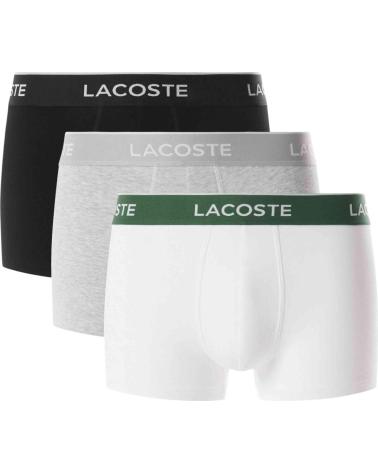LACOSTE PACK DE 3 CALZONCILLOS TIPO BOXER BLACK