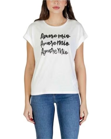 MORGAN CAMISETA MANGA CORTA 410303400002 MUJER OFF WHITE