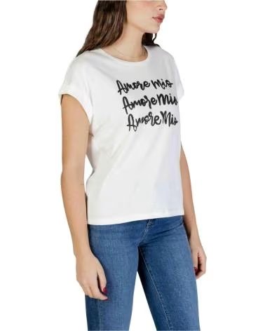 MORGAN CAMISETA MANGA CORTA 410303400002 MUJER OFF WHITE