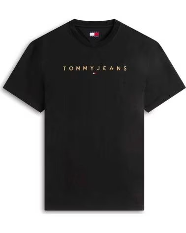 TOMMY JEANS T-SHIRT A MANICHE CORTE 620303400001 UNISEX ECRU - BAHAMA GREEN