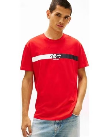 TOMMY JEANS T-SHIRT À MANCHES COURTES AVEC LOGO GRAPHIQUE ECRU
