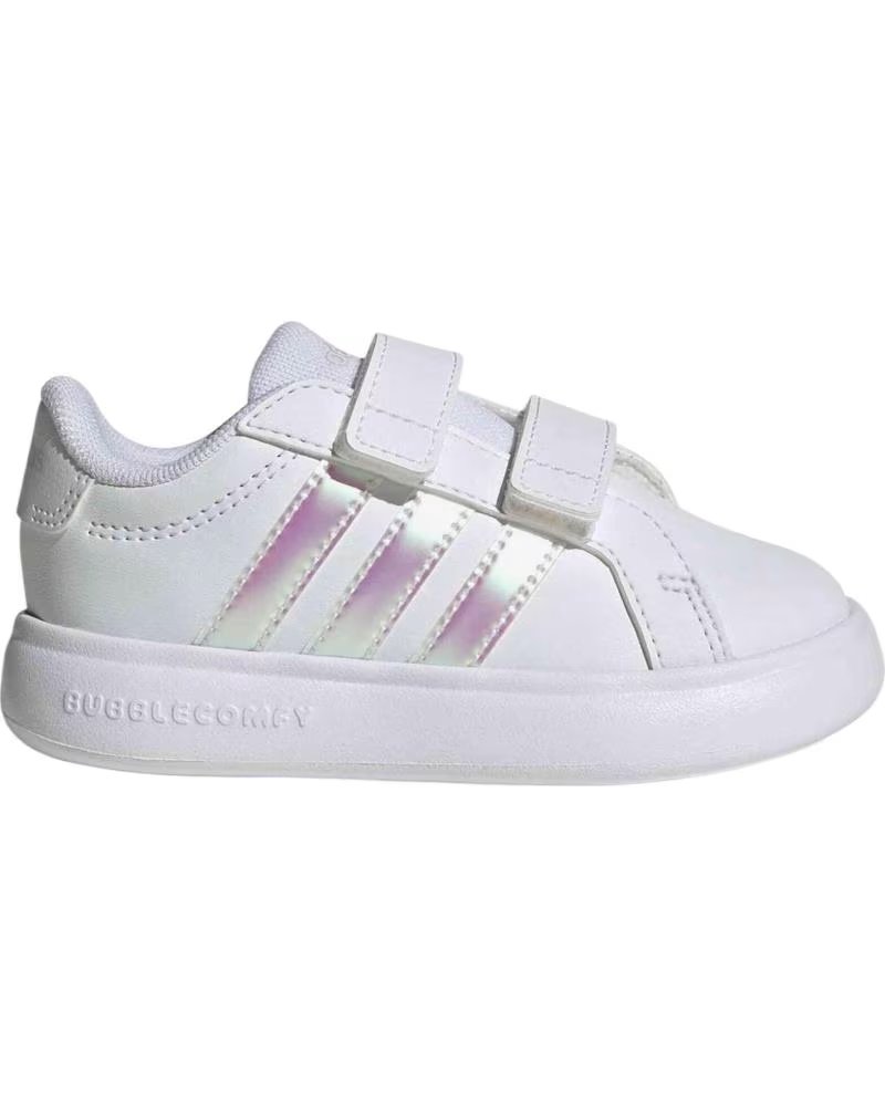 ADIDAS BASKETS GRAND COURT 30 BUBBLE CF I BLANC POUR BÉBÉ BEBE