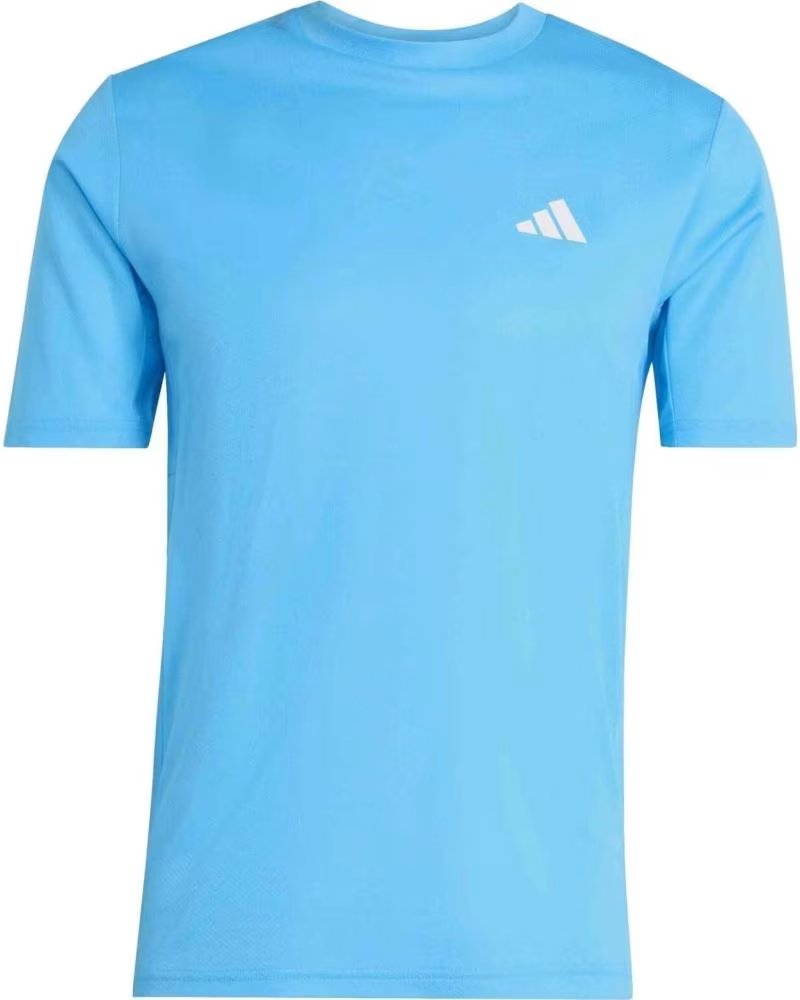 ADIDAS T-SHIRT A MANICHE CORTE WORKOUT ESSENTIALS BASE BLU