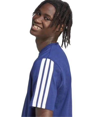 ADIDAS T-SHIRT JV6785 A MANICHE CORTE BLU DA UOMO MARINO