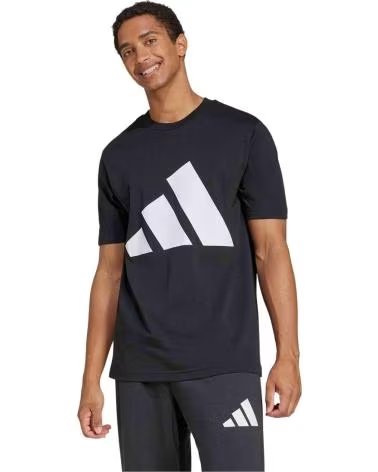 ADIDAS T-SHIRT JE8945 A MANICHE CORTE NERO UOMO BLANCO