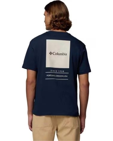 COLUMBIA T-SHIRT BARTON SPRINGS GRAPHIC DA UOMO NOCHE