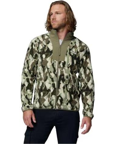 COLUMBIA SEQUOIA GROVE PRINTED FULL ZIP JACKE UNISEX BEIGE