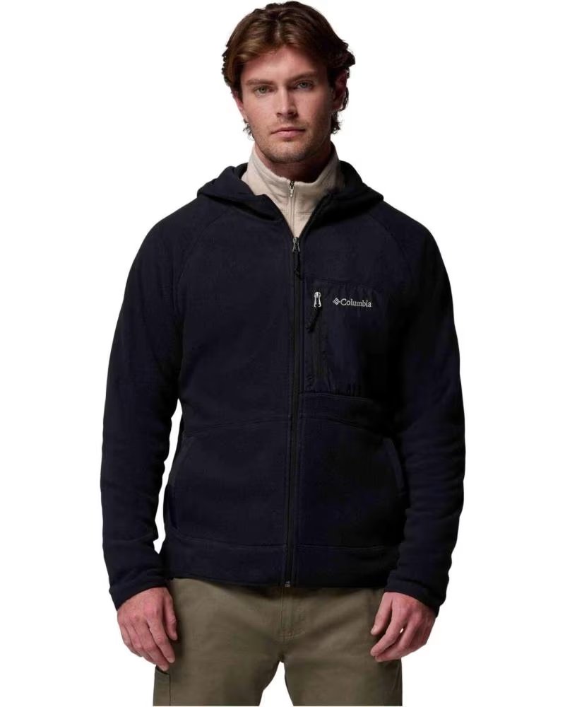 COLUMBIA FELPA CON CAPPUCCIO E ZIP FAST TREK