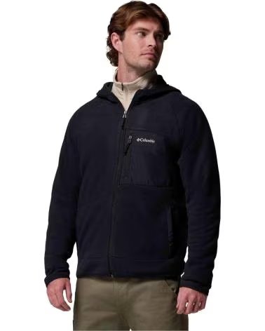 COLUMBIA FELPA CON CAPPUCCIO E ZIP FAST TREK