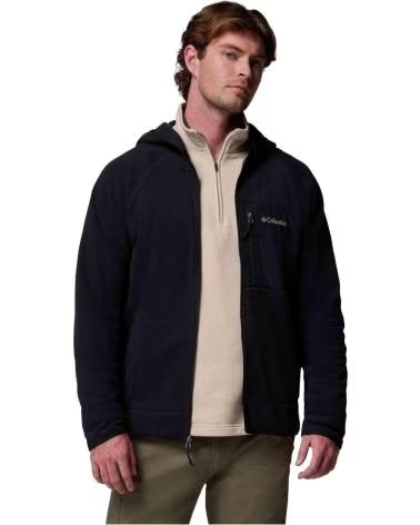 COLUMBIA FELPA CON CAPPUCCIO E ZIP FAST TREK