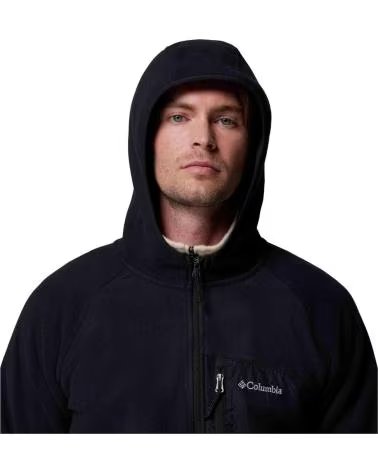 COLUMBIA FELPA CON CAPPUCCIO E ZIP FAST TREK