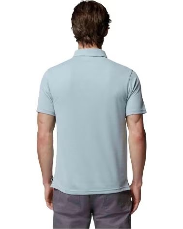 COLUMBIA POLO A MANICHE CORTE NELSON POINT AZZURRO CELESTE