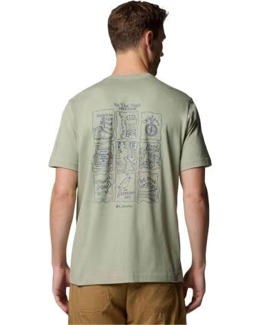 COLUMBIA KETTLE RIVER BACK GRAPHIC T-SHIRT FOR MEN CLARO