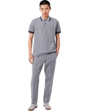 LACOSTE PANTALON DE SURVÊTEMENT PARIS MONOGRAM GRIS POUR HOMME