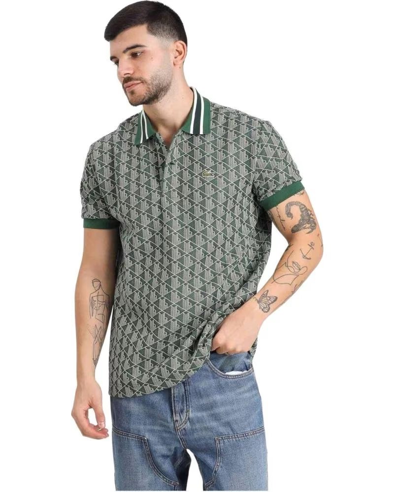 LACOSTE POLO DH1417-D1R DE MANGA CORTA ESTAMPADO
