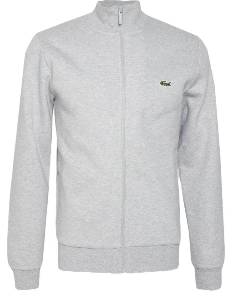 LACOSTE SUDADERA SH9622-CCA CREMALLERA HOMBRE CLARO