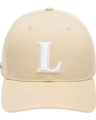 LACOSTE GORRA RK0342-8XF EN BEIGE PARA UNISEX BLANCO